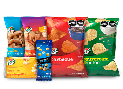 Botanas Seven Select seleccionadas