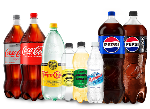 Refrescos de Cola Seleccionados, tamaños 1.75 litros